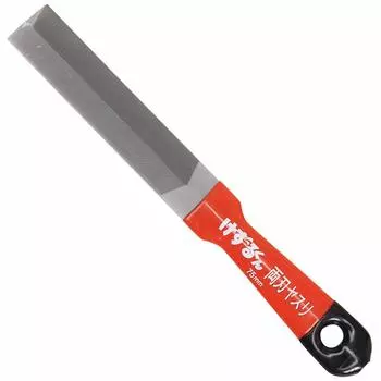 Senkichi file soft grip 75mm double-edged