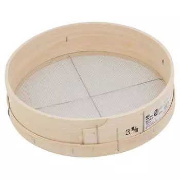 Senkichi Wooden sand sieve (round) 35cm 3.0mm eyes