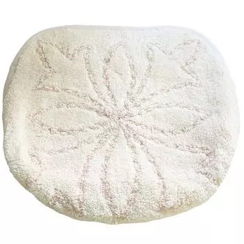 Senko Blason Toilet Lid Cover Suction Multi Type White Emblem Pattern Elegant 38916