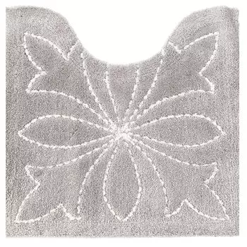 Senko Blason Toilet Mat 60 x 60 cm Gray Heraldic Pattern Elegant 38918 Approx.