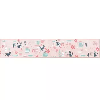 Senko Delivery Service Jiji and the Kitchen Длинный коврик 45 x 240 см Розовый 53812 Kiki s Прибл. розовый