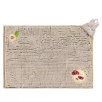 Senko My Neighbor Totoro Fluffy Totoro Bath Mat 35 x 50 cm Beige Water Absorbent Quick Drying Microfiber 65608 Approx. бежевый
