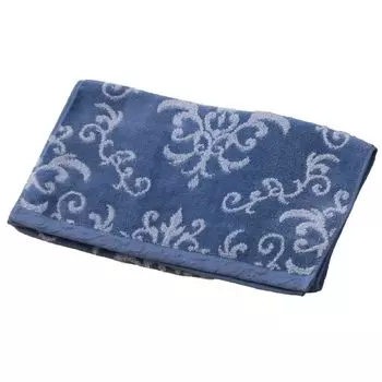 Senko NYNAS Royal Palace Towel 34 x 80cm Navy Blue Elegant 60097 Approx.