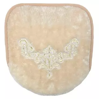 Senko NYNAS Shanti 2 Toilet Lid Cover with Suction Sheet for Regular and Cleaning Use Champagne Gold 36396