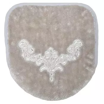 Senko NYNAS Shanti 2 Toilet Lid Cover with Adsorption Sheet for Regular and Cleaning Use Silver Gray 36398