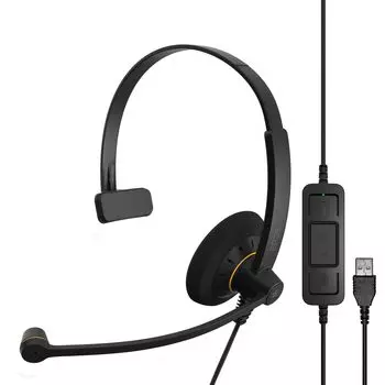 Sennheiser SC 30 USB ML single ear entry headset with call control function 504546 []