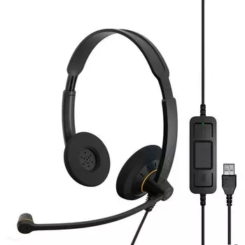 Sennheiser SC 60 USB ML entry class binaural USB headset with call control function 504547