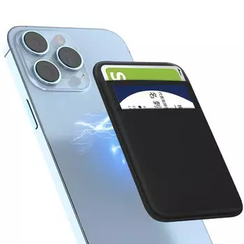 Senose magsafe Card Case Smartphone magsafe Wallet Card Holder SUICA Commuter Pass Holds Up to 7 Cards Card Holder Easy to Carry Compatible with