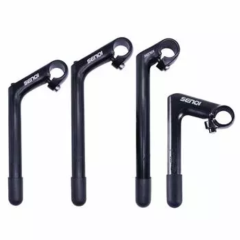 SENQI Bicycle Stem Quill Stem Clamp Diameter Column Diameter BSB040 25.4 22.2mm 40220230mm (Black)