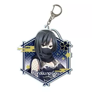 Senran Ninja Wars Neptunia Hibiki большой акриловый брелок Gou Girls Crow s BAGA-N001-m14