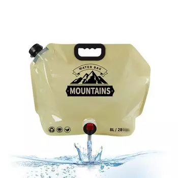 SensaBliss Water Camping Water Folding Water Большая сумка для хранения воды с удобным для хранения пищевых продуктов, компактный бак для дома в горах, сумка,
