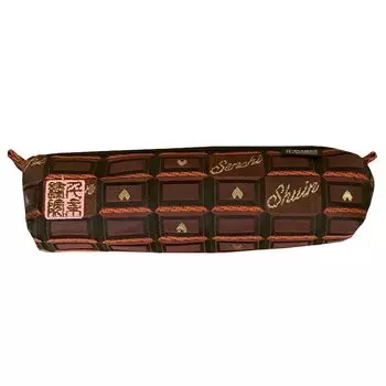 Senshishuin Nishijin Brocade Pencil Case/Pouch (Lined) (Chocolate) шоколадный