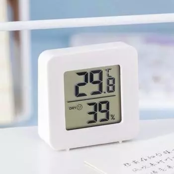 Sensitive LCD Digital Thermometer Electronic Temperature Meter Gauge Mini Hygrometer Humidity белый