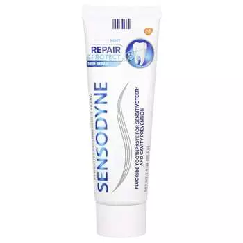Sensodyne, Зубная паста с фтором для чувствительных зубов, мята, 3,4 унции (96,4 г)