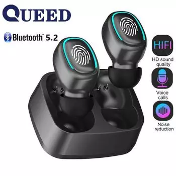 Сенсорная беспроводная Bluetooth-гарнитура Tws Бинауральная гарнитура-вкладыш