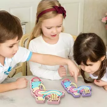 Сенсорная доска для мороженого, силиконовая полоска для снятия стресса, игрушка для развития мелкой моторики, для детей и взрослых, динозавр, альпака, кролик, обучающая бизи-доска A