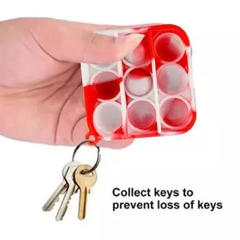 Сенсорная игрушка с пузырьками для аутизма, мягкая игрушка для снятия стресса, забавная антистрессовая игрушка для взрослых и детей Square белый