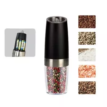 Сенсорная мельница для перца Электрическая мельница для черного перца Бытовая мельница One Size чёрный