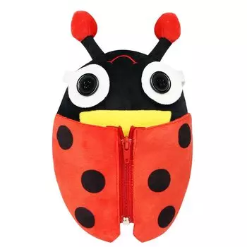 Сенсорные игрушки с пряжкой, ранняя развивающая игрушка Монтессори для малышей 1, 2, 3, обучающие игрушки 20x15cm чёрный/красный