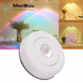 Сенсорные светодиодные светильники для шкафов, настенные лампы для заката, для кухни, спальни, шкафа, ночника, украшения, работающие от батареек