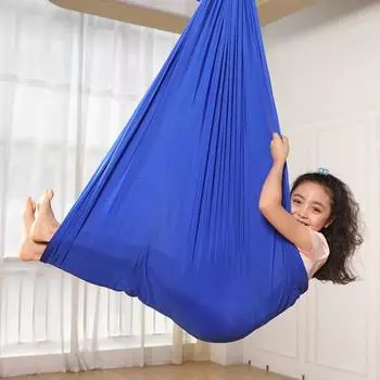 Сенсорный гамак Yousheng для детей, легкая терапевтическая ткань для качелей, сенсорный гамак для качелей, подвесное кресло, ткань для йоги, дышащая сенсорная сумка