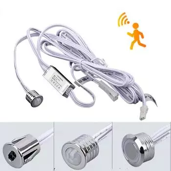 Сенсорный переключатель Ручной переключатель Sweep 5A 12V-24V PIR датчик движения Hand Wave Scan Smart LED освещение для шкафа/гардеробная лампа