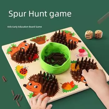 Sensory Concentration Training Puzzle Area Material Toys Hedgehog game
