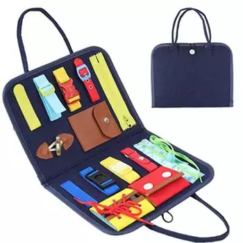 Sensory Play Board Busy Board Montessori Leaning Toys For Toddlers Foldable Sensory Toy Toddler Activity Board-Educational Learn