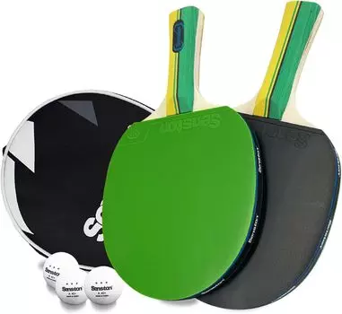 Senston Table Tennis 2 Настольный теннис 1 Портативный 3 Пинг-понг Средний и высокий уровень Игрок Матчи Набор, Ракетки, Сумка, Мячи, Начинающий, Обучение,
