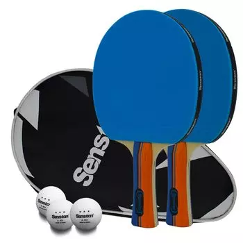 Senston Table Tennis 2 Настольный теннис 1 Портативный 3 Пинг-понг Средний и высокий уровень Игрок Матчи Набор, Ракетки, Сумка, Мячи, Начинающий, Обучение,