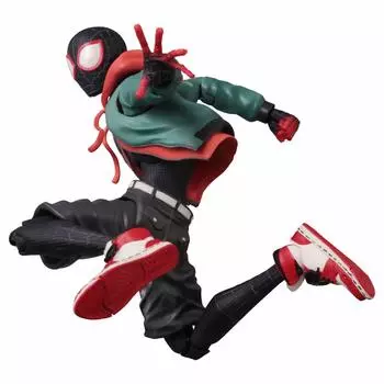Sentinel Into the SV Action Miles ABS PVC Painted Complete Action Figure Spider-Man Spider-Verse Morales/Spider Man (Третья перепродажа) Немасштабируемый и