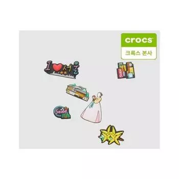 Seoul 6 Pack Drawing Merry X Crocs 10009107 [Seoul 6 P shuffle/one sizefree
