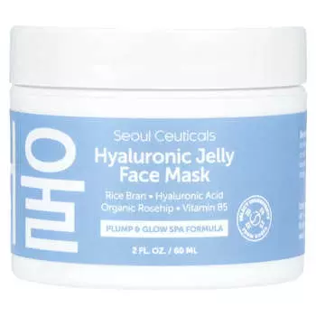SeoulCeuticals, Гиалуроновая желейная маска для лица, 60 мл (2 жидкие унции)
