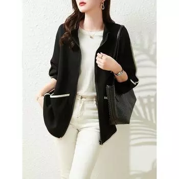 September Momo Loose Lapel Stylish Cardigan Sweatshirt