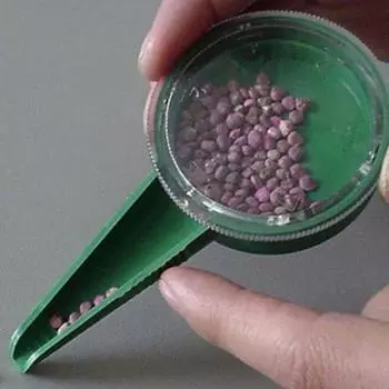 Сеялка для семян растений, 5 файлов, регулируемая сеялка, ручная сеялка для цветов, трав, садовых многофункциональных инструментов для высева семян Acce зелёный