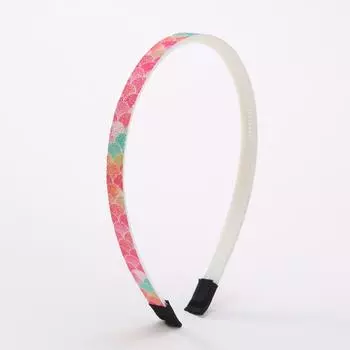 Sequin Printed Heart Mermaid Headbands for Girls, Sweet Hairband, Children s Head Bands, Kids Hair Piece