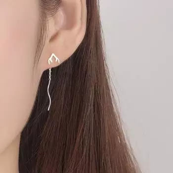 Серьги All The Way Deer Has Your, женские серьги в виде рогов, простые серьги.