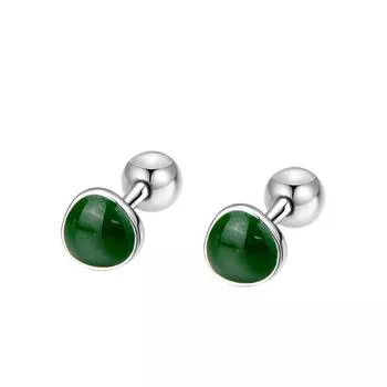 Серьги авокадо для женщин, новые трендовые серьги нишевого дизайна, зеленые серьги-винты