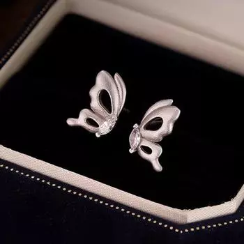 Серьги-бабочки для женщин с уникальным дизайном и темпераментом, высококачественные и изысканные серьги для девушек