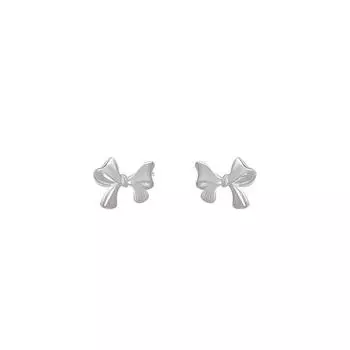 Серьги-бантики Милая маленькая свежая темпераментная девушка Простые модные индивидуальные серьги