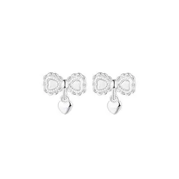 Серьги-бантики Niche Love, высококачественные, простые и модные, универсальные серьги для поездок на работу