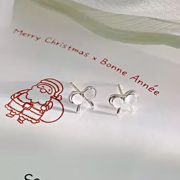 Серьги-бантики с кошачьим глазом, легкие, роскошные, милые, женские, универсальные, нишевые серьги