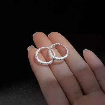 Серьги Banyan Tree S925 Silver Starry Sky Sandblasted для женщин ES1690 золотой