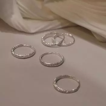 Серьги, блестящие серьги-кольца Starry Sky River, матовые блестящие серьги-кольца, ювелирный подарок на День святого Валентина и День матери серебряный