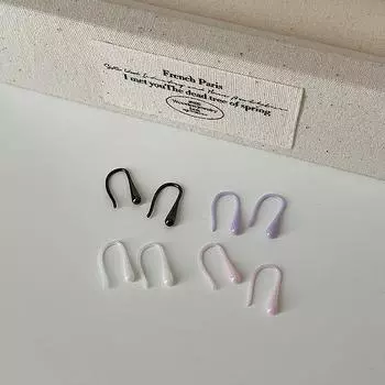 Серьги Candy Match Ceramic Ear hole, женские, простые и маленькие, повседневные, индивидуальные, универсальные, темпераментные серьги