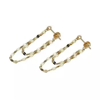 Серьги-цепочки для губ для женщин, не выцветающие, с ощущением высокого класса, с длинными и короткими кисточками, подвески для передних и задних ушей