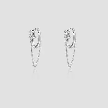 Серьги-цепочки с кисточками и завязками, женские, легкие, роскошные, нишевого дизайна, с цепочкой, холодный ветер, темперамент, сладкие металлические серьги