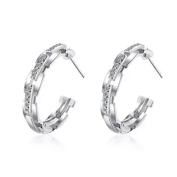 Серьги-цепочки в подарок, модные сверкающие классические серьги-гвоздики из циркония для женщин, ослепительные женские элегантные аксессуары, ювелирные изделия, неподвластные времени золотой