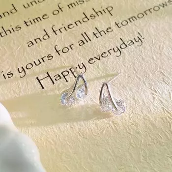 Серьги Cherry Изысканные серьги высокого класса Temperament Серьги Повседневные Универсальные Женские