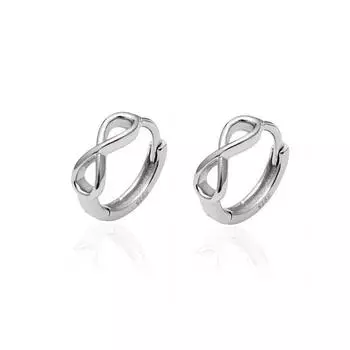 Серьги Circulation Unlimited Love, персонализированные, креативный стиль, простое кольцо, пряжка Mobius, полая, 8 символов, бесконечная пряжка для ушей Copper